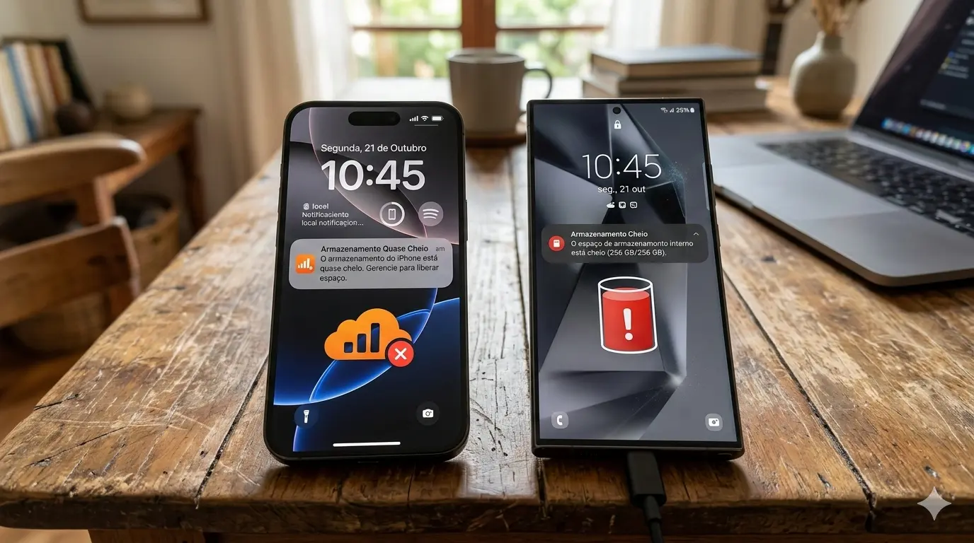 Memória do Celular Cheia? 9 Formas de Liberar Espaço no Android e 9 no iPhone